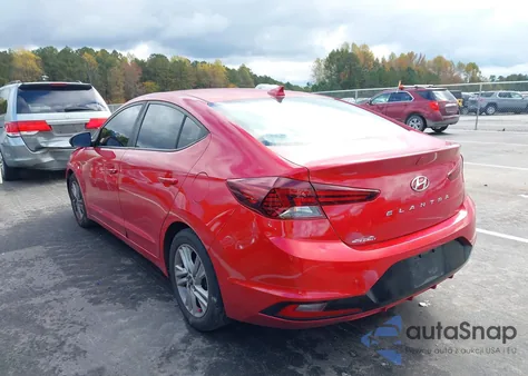 2020 Hyundai Elantra Sel из США, поврежденный, VIN 5NPD84LF7LH625116